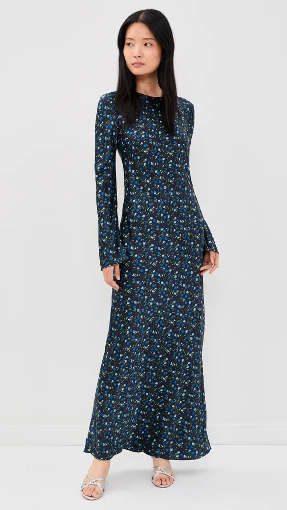 Bella Silk Maxi Dress