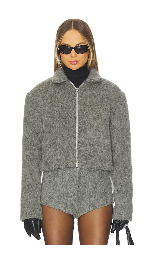 Fuzzy Jacket Diana Milkanova Studio