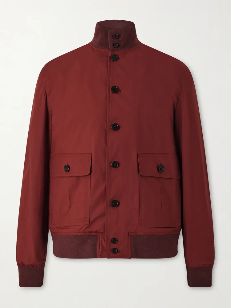 Valstarino Cotton-Blend Bomber Jacket