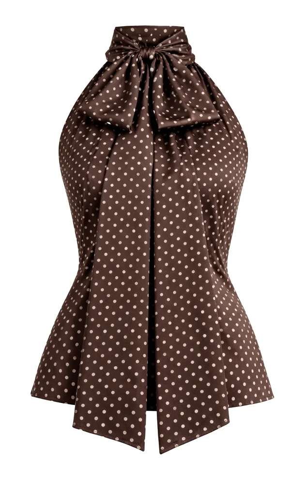 Susan Bow Silk Top