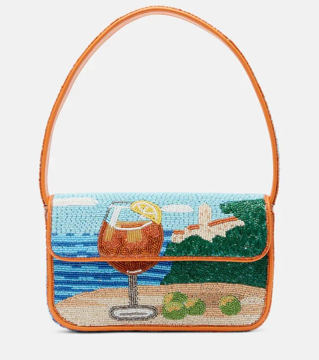 Tommy Small beaded shoulder bag