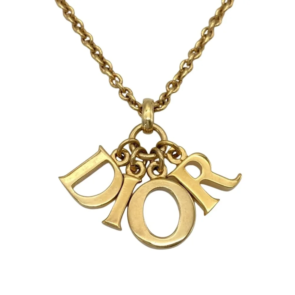 Pre-Owned CD Pendant Necklace Gold