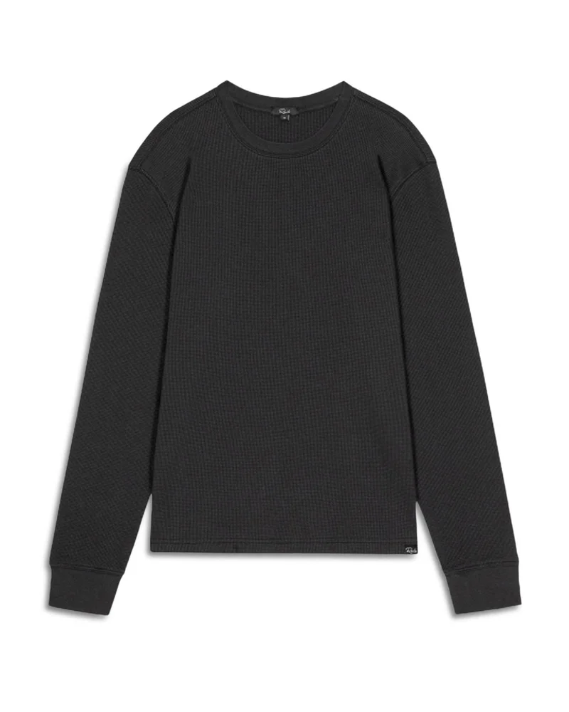 Smith Relaxed Thermal Knit Cotton Blend Shirt