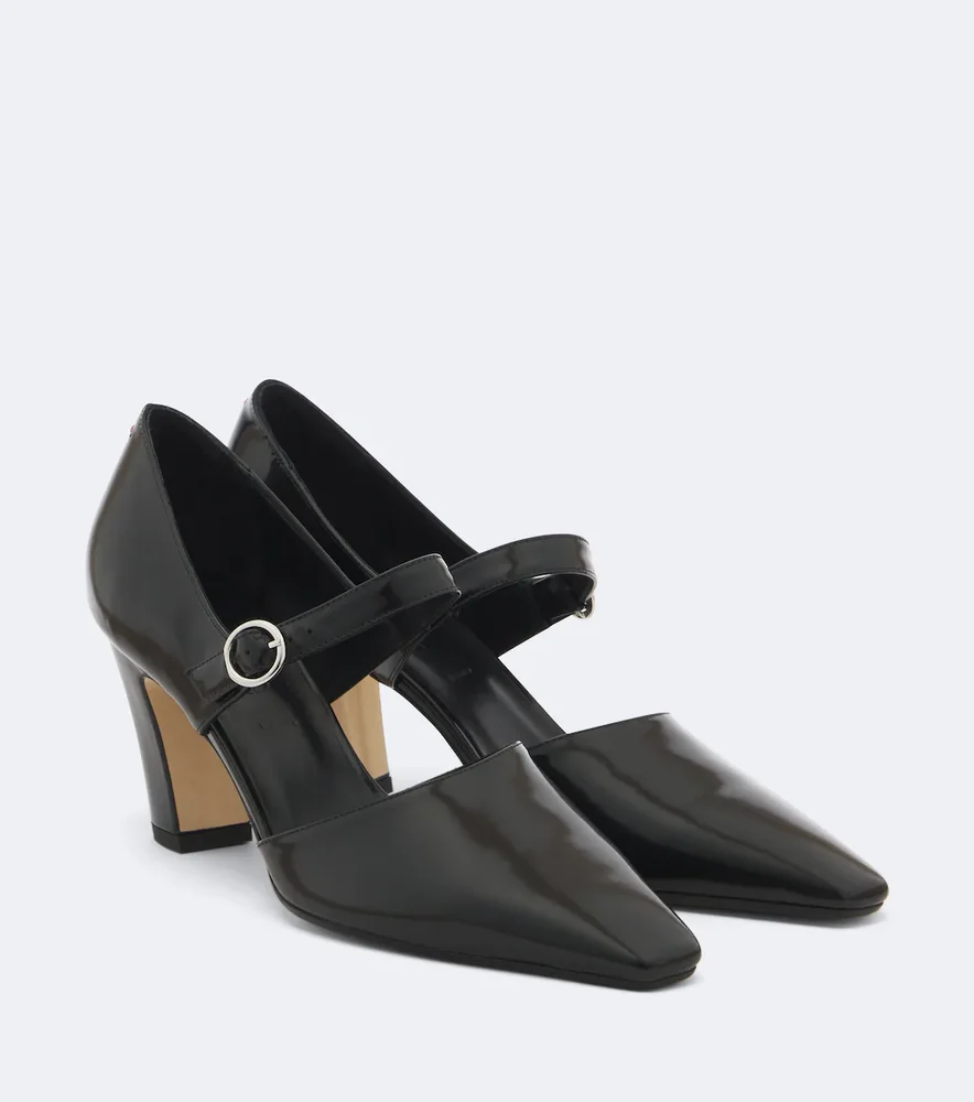 Isidora leather Mary Jane pumps