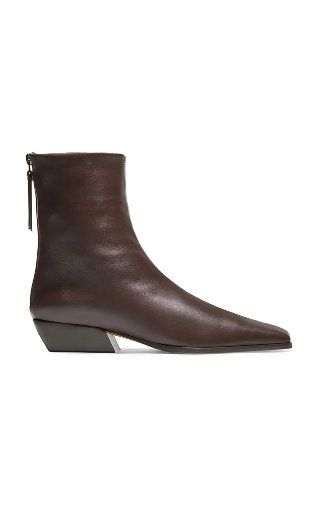 Minori Leather Ankle Boots