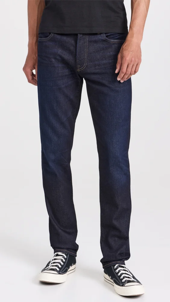 Gage Cashmere Denim Slim Straight Jeans - 32"