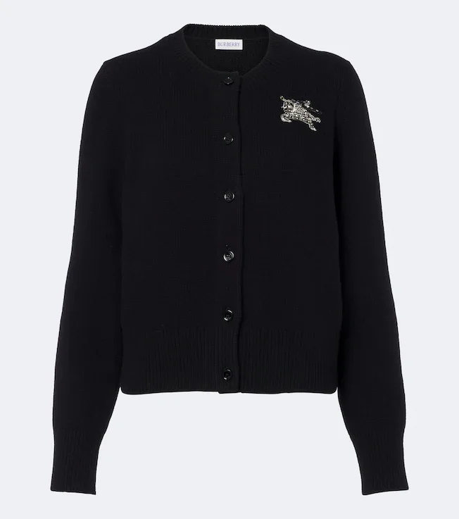 EKD embellished wool and cashmere cardigan