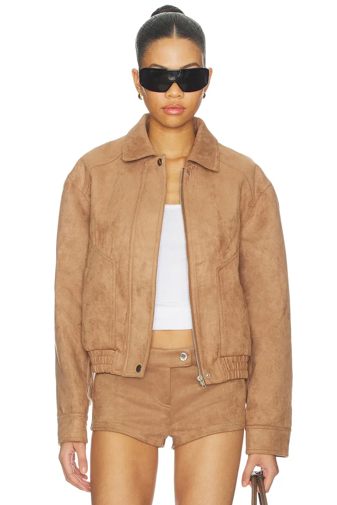 Graysen Faux Suede Jacket