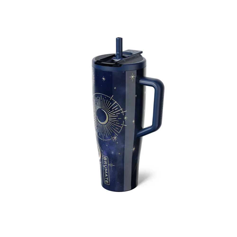 40 fl oz Stainless Steel Era Flip 100% Leak-Proof Straw Tumbler, Starfall