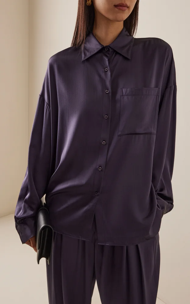 Something Borrowed Silk Shirt