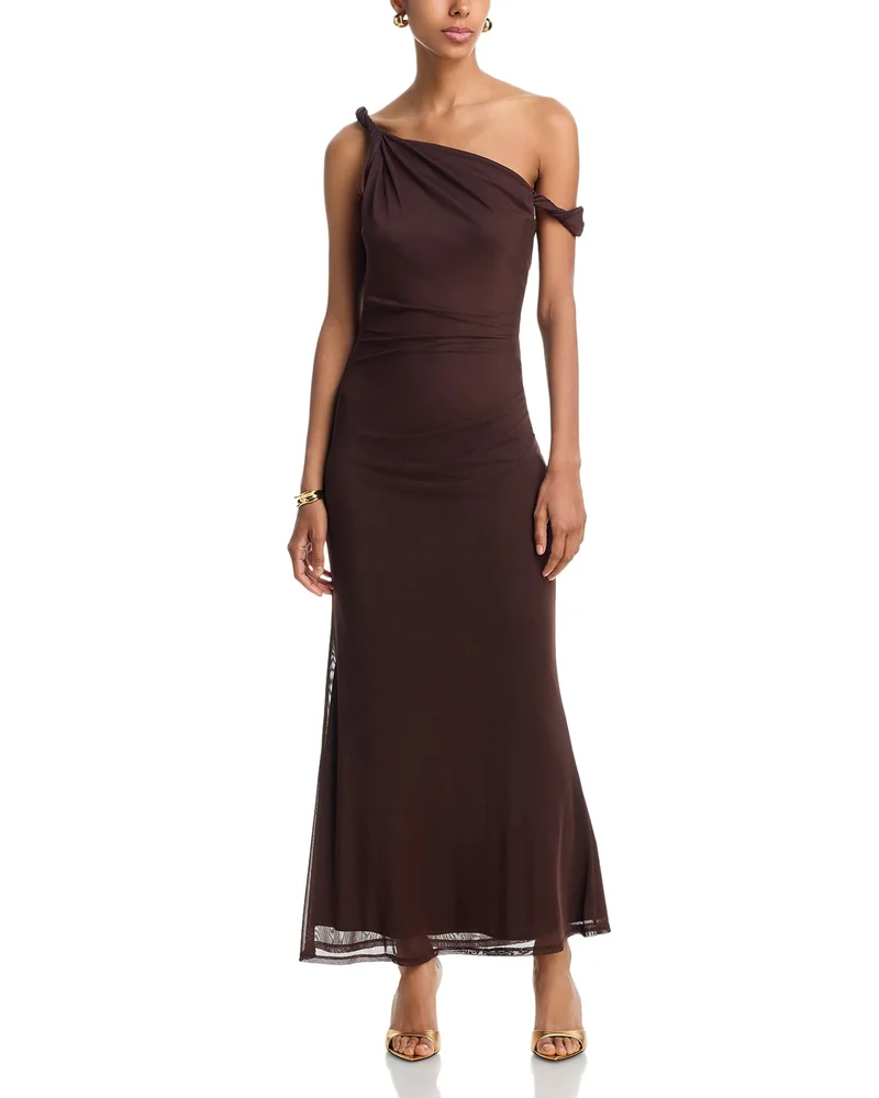 Mesh Twist Maxi Dress - Exclusive