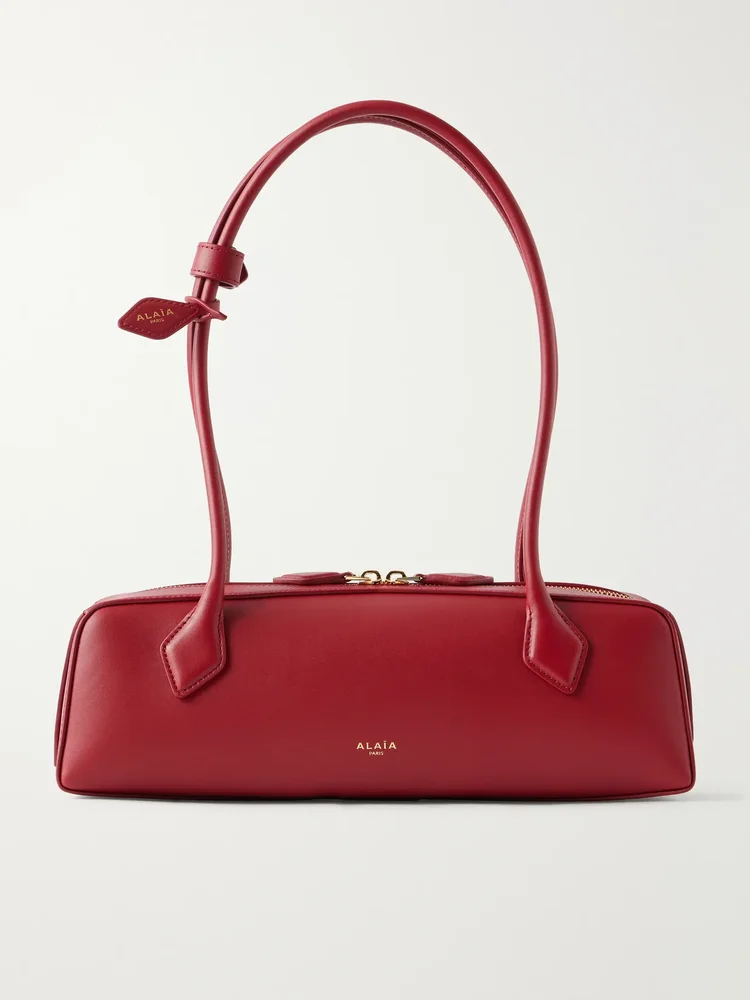 Le Teckel medium leather shoulder bag
