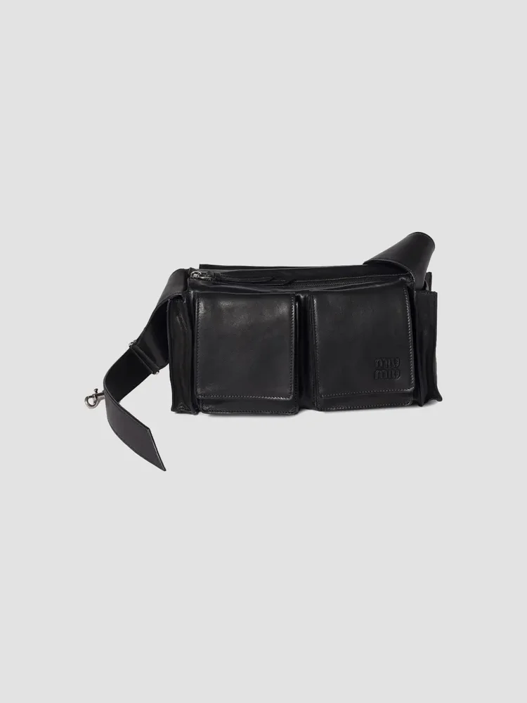Utilitaire Nappa Leather Shoulder Bag