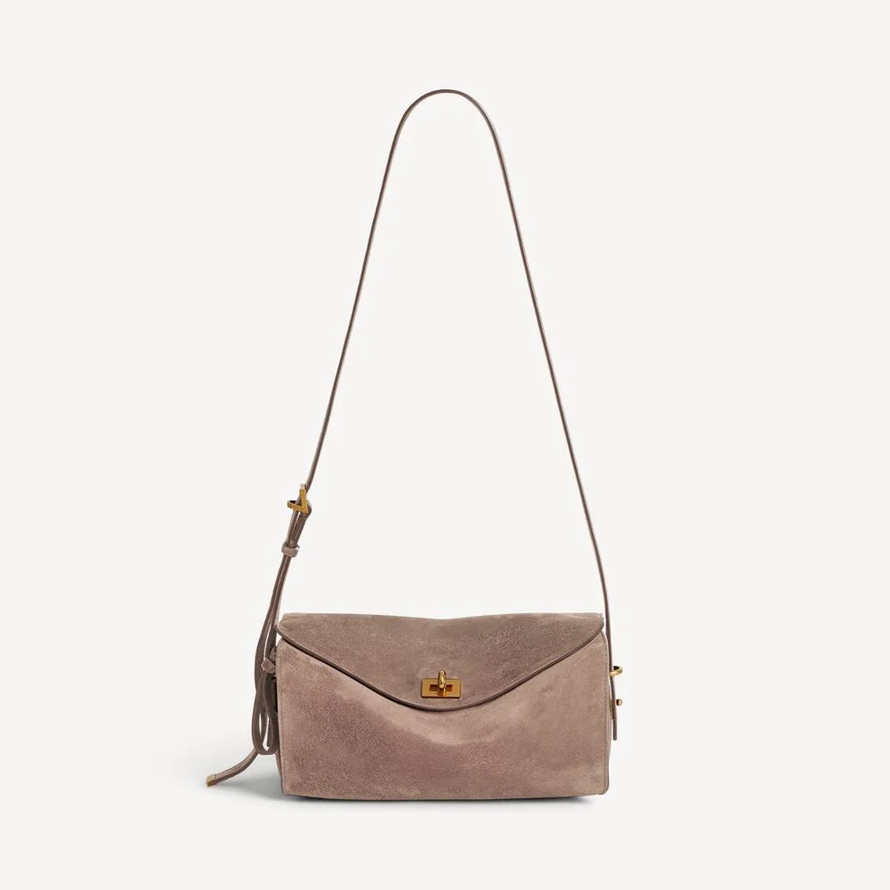 Balenciaga Le 7 Shoulder Bag Medium in Biscuit