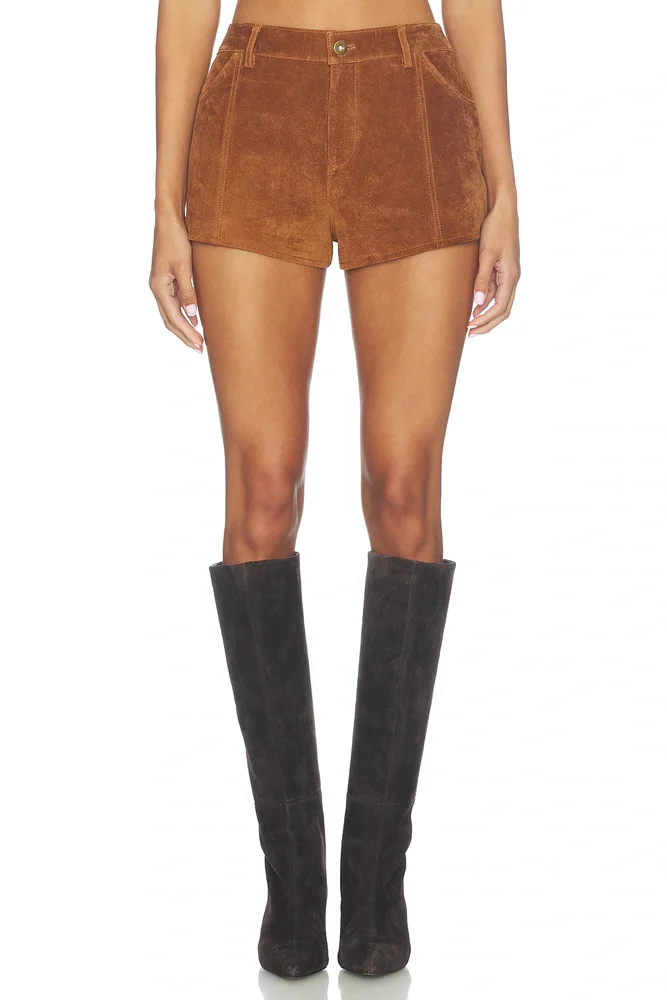 Odessa Genuine Suede Short