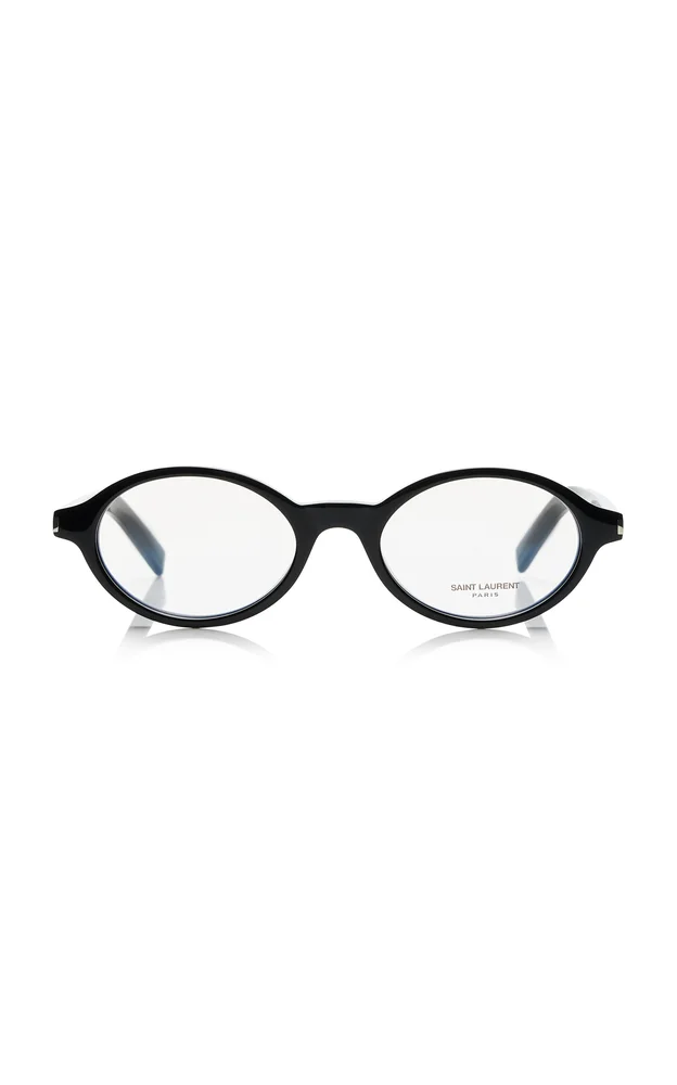 Jeanne Oval-Frame Acetate Glasses