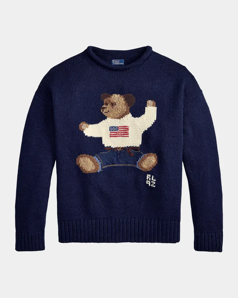 Polo Bear Roll-Neck Sweater