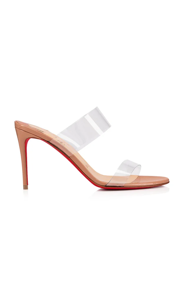 Just Nothing 85mm Patent PVC Sandals