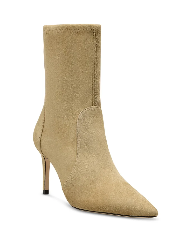 Women's Stuart Power 75 Suede Zip Booties