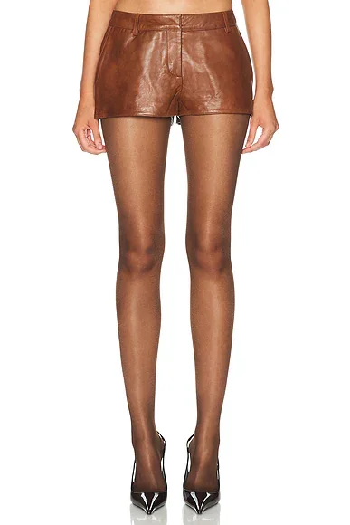 Valesia Leather Short