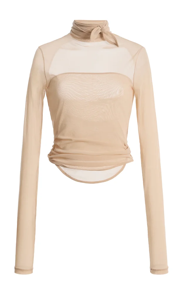 Ballerina Tulle Scarf Top