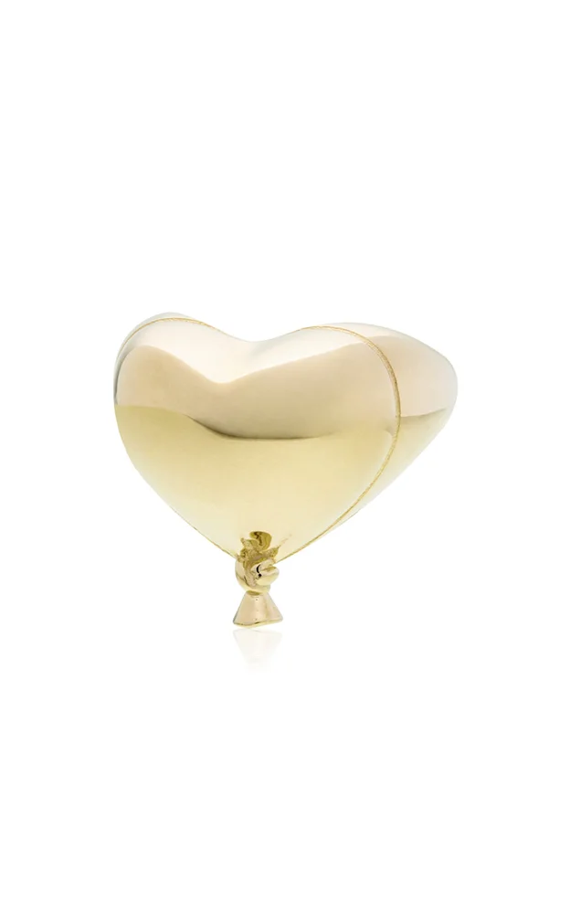 Maxi Corazon Balloon 9K Yellow Gold Ring