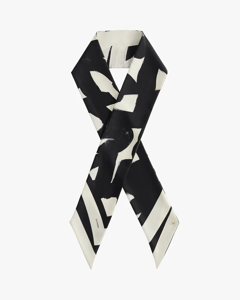 Silk Skinny Scarf