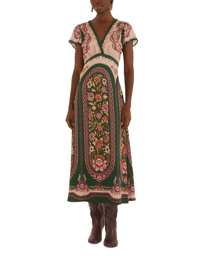 Daniela Green Maxi Dress