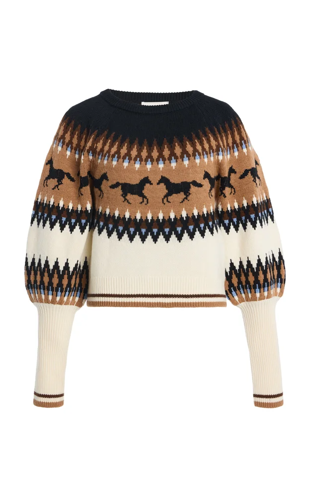 Colton Intarsia Wool-Cashmere Pullover
