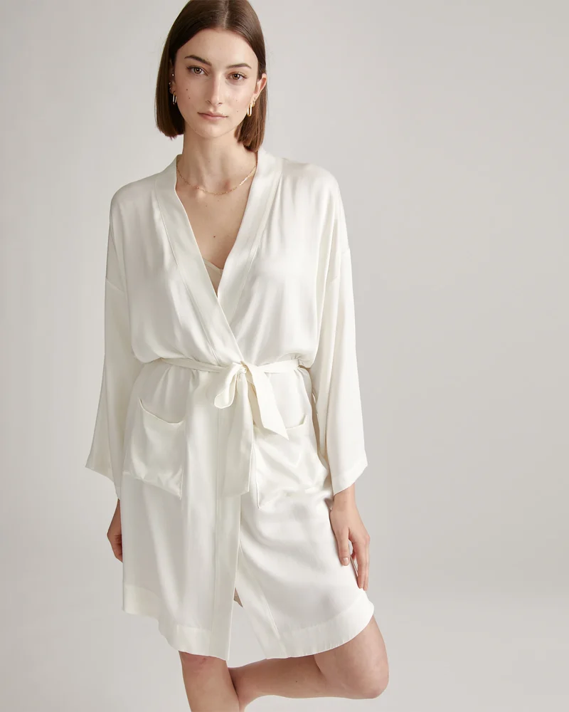 100% Washable Silk Robe