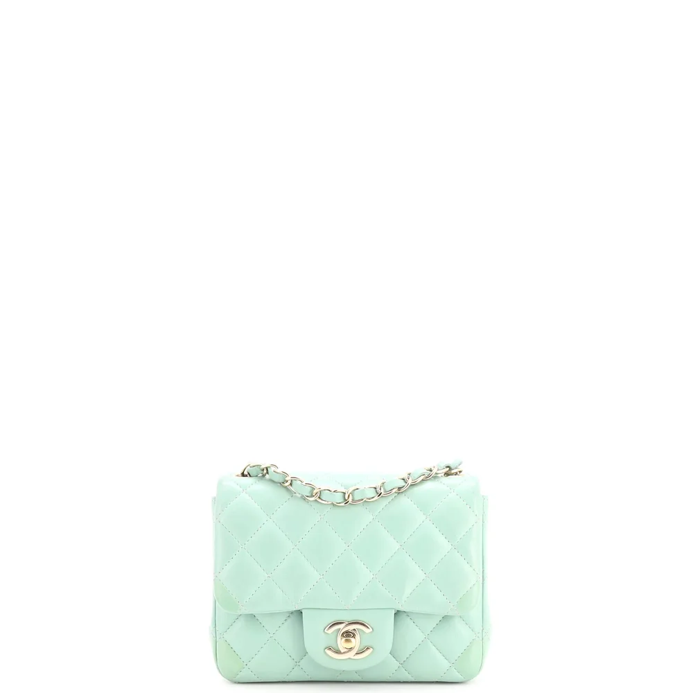 Pre-Owned Chanel Square Mini Classic Flap Bag 17cm