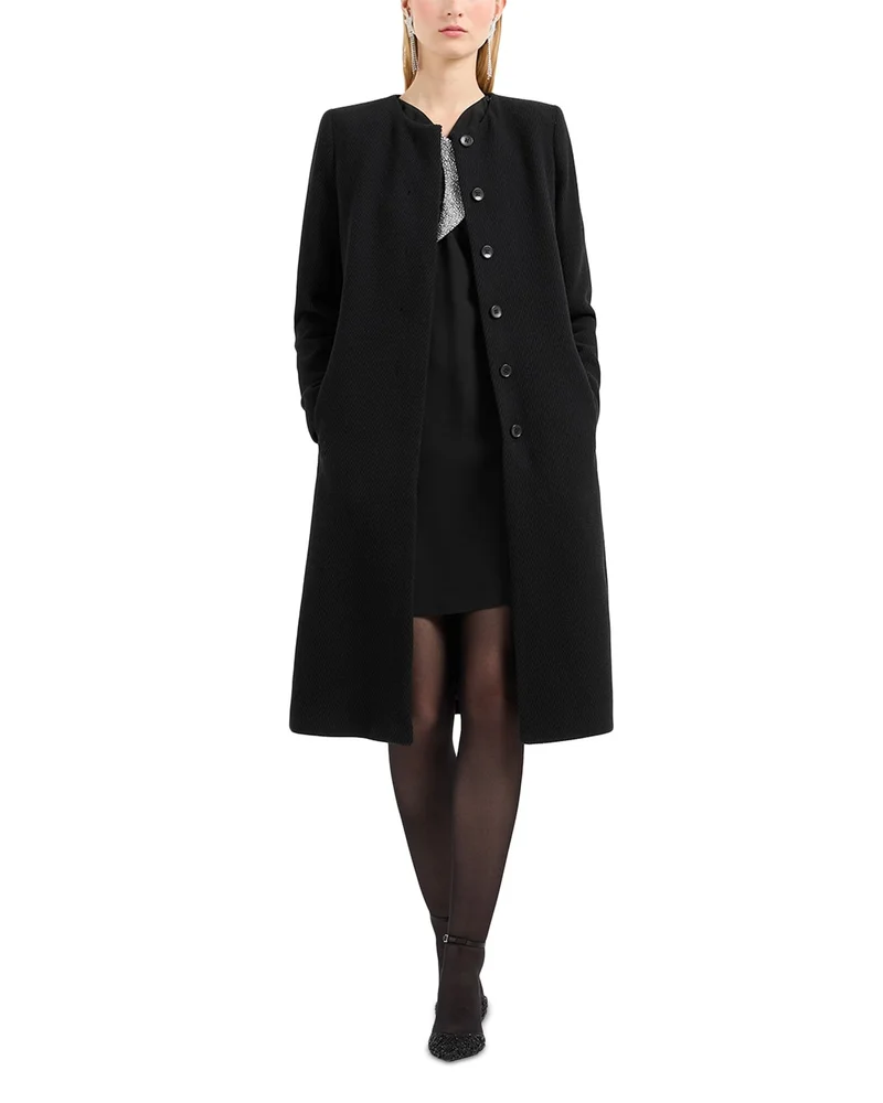 Foulard Collar Coat