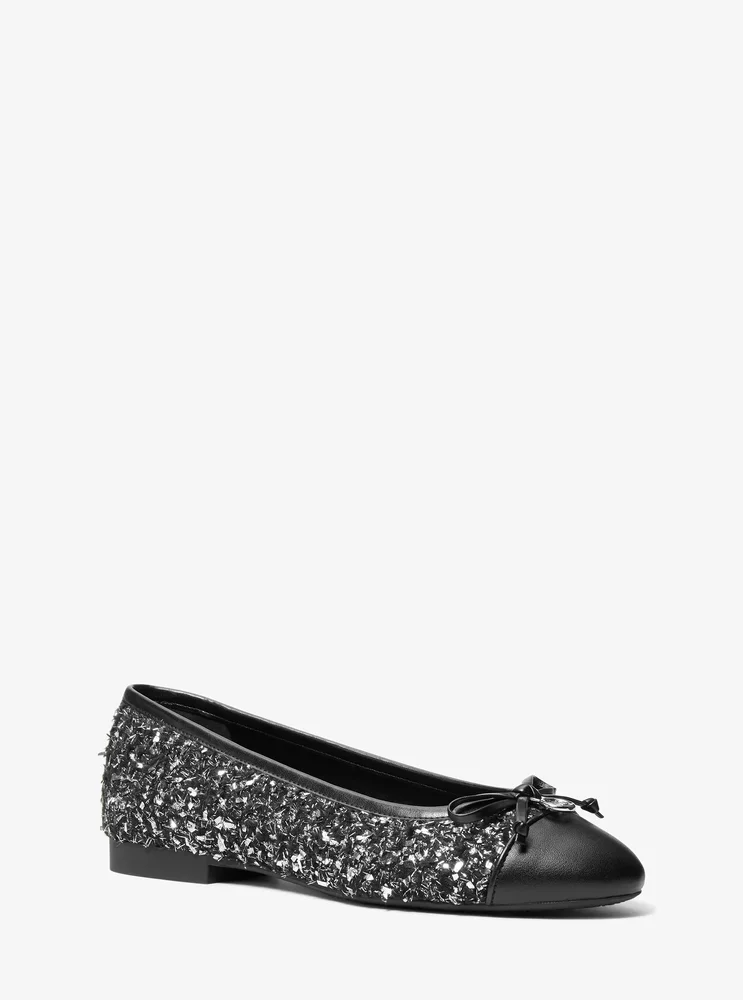 Piper Flex Metallic Tweed Ballet Flat
