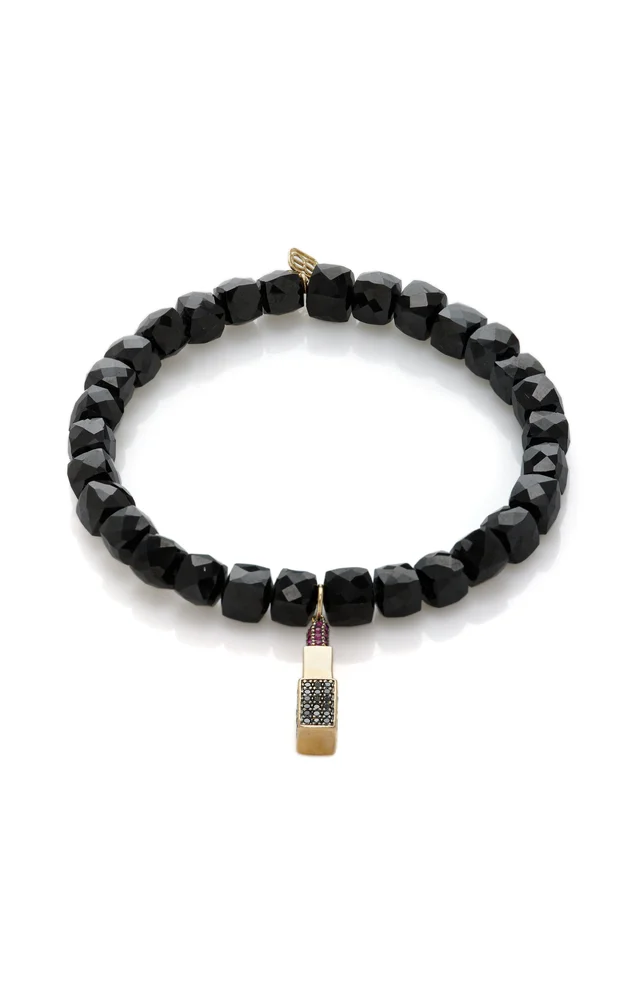 Lipstick 14K Yellow Gold Spinel Bracelet
