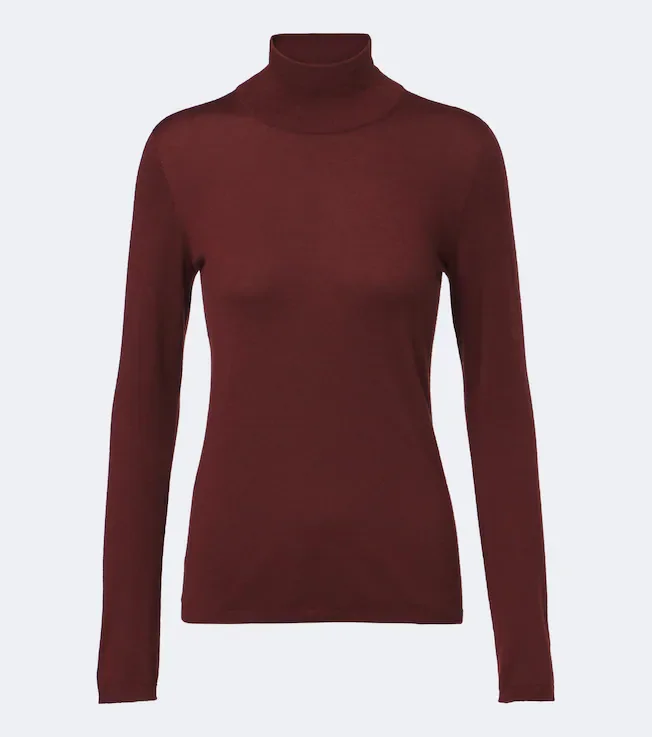 Cashmere turtleneck sweater