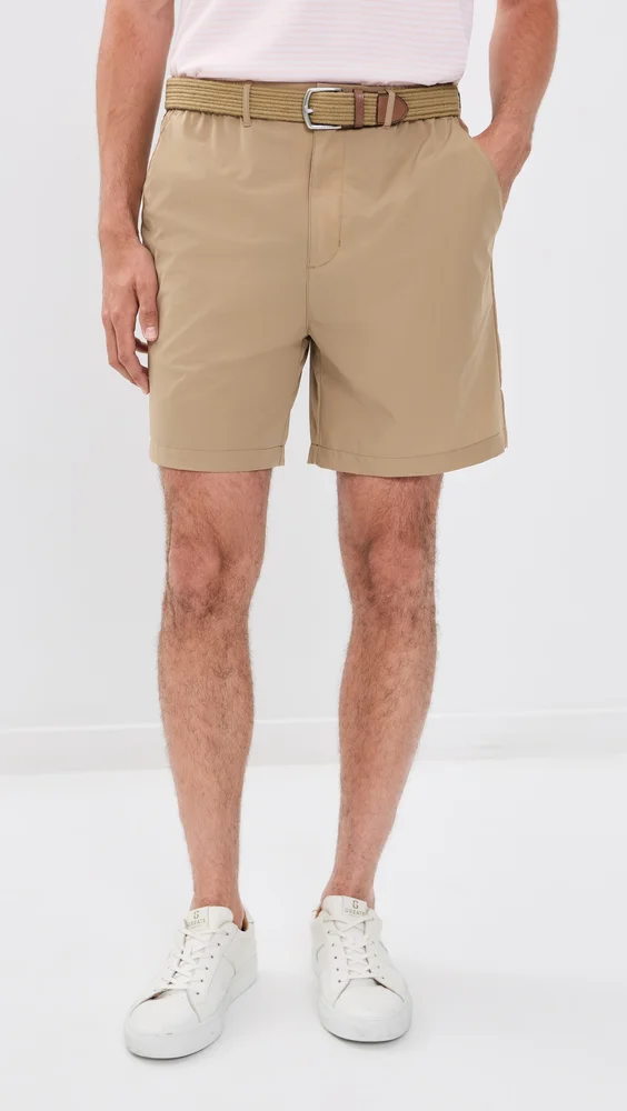 Tech Nylon Shorts 6.75" (Taupe)