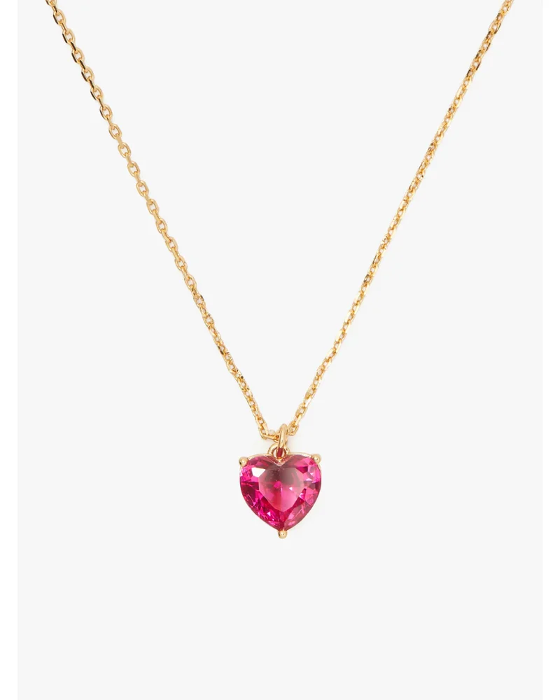 My Love July Heart Pendant in Ruby
