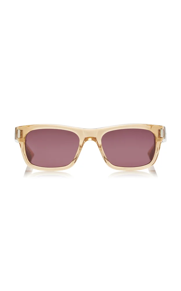 Square-Frame Acetate Sunglasses