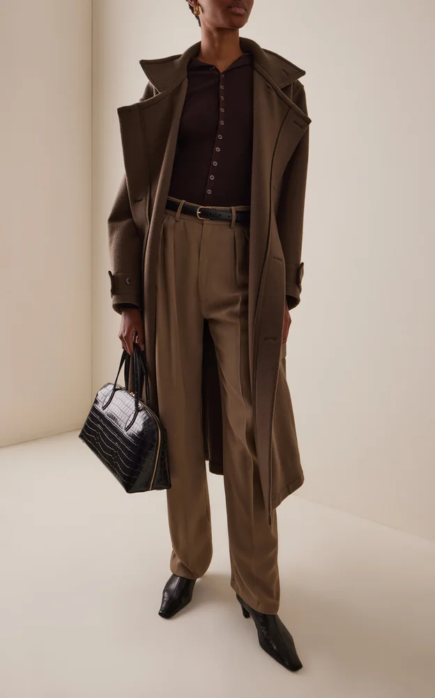 Wrap Cotton Trench Coat