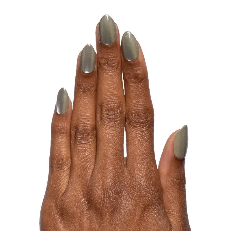 Press-On Fake Nails - Almond Medium - Sage Velvet - 42ct