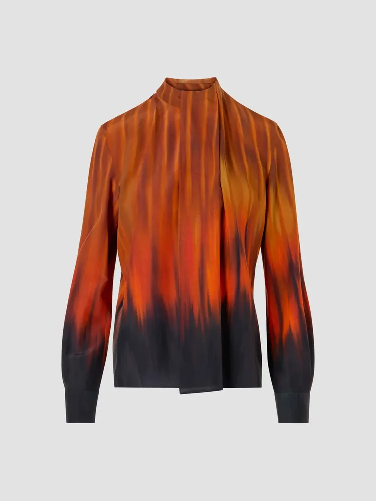 Silk Ombré Blouse