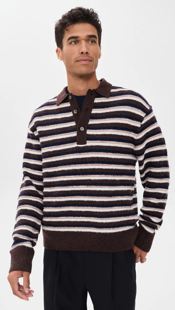 Patchi Rugby Polo Sweater