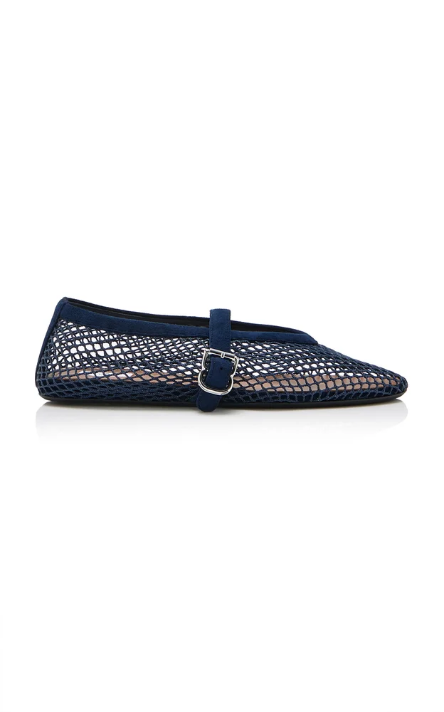 Fishnet Ballet Flats