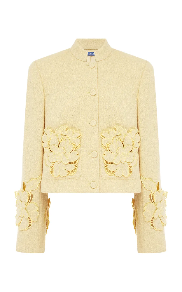 Blythe Applique Tweed Jacket
