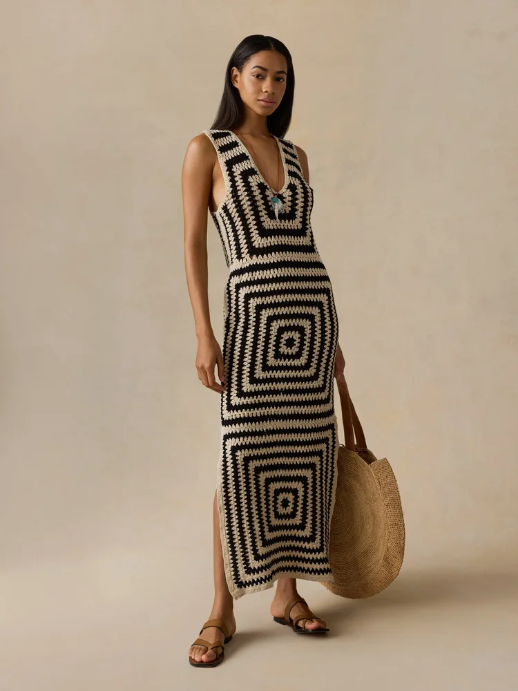 Ashley Crochet Knit Dress