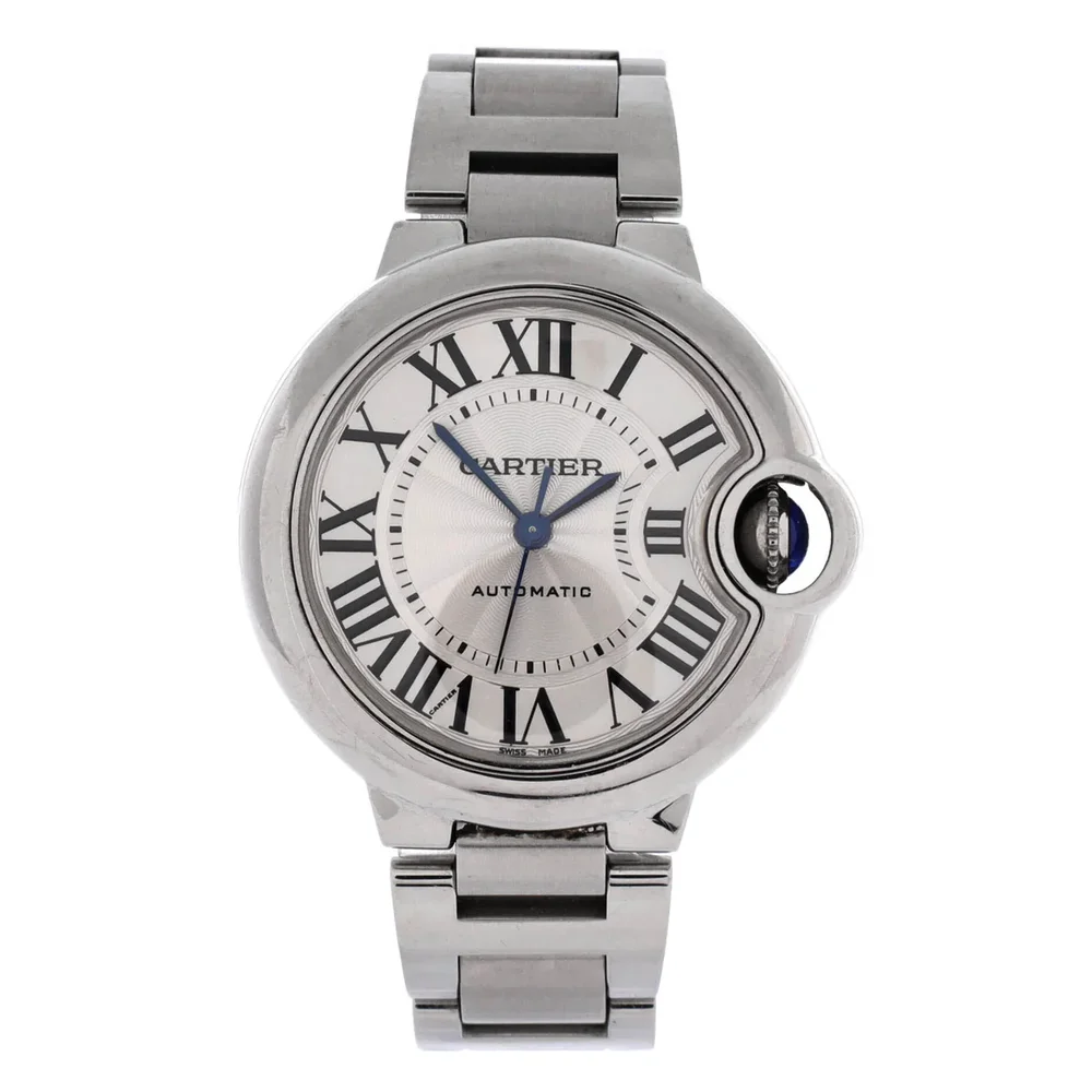 Pre-Owned Ballon Bleu de Cartier Automatic Watch Stainless Steel 33