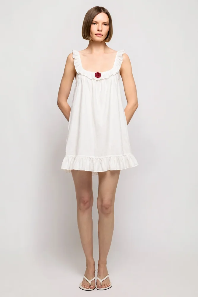 Rosette Frill Trim Mini