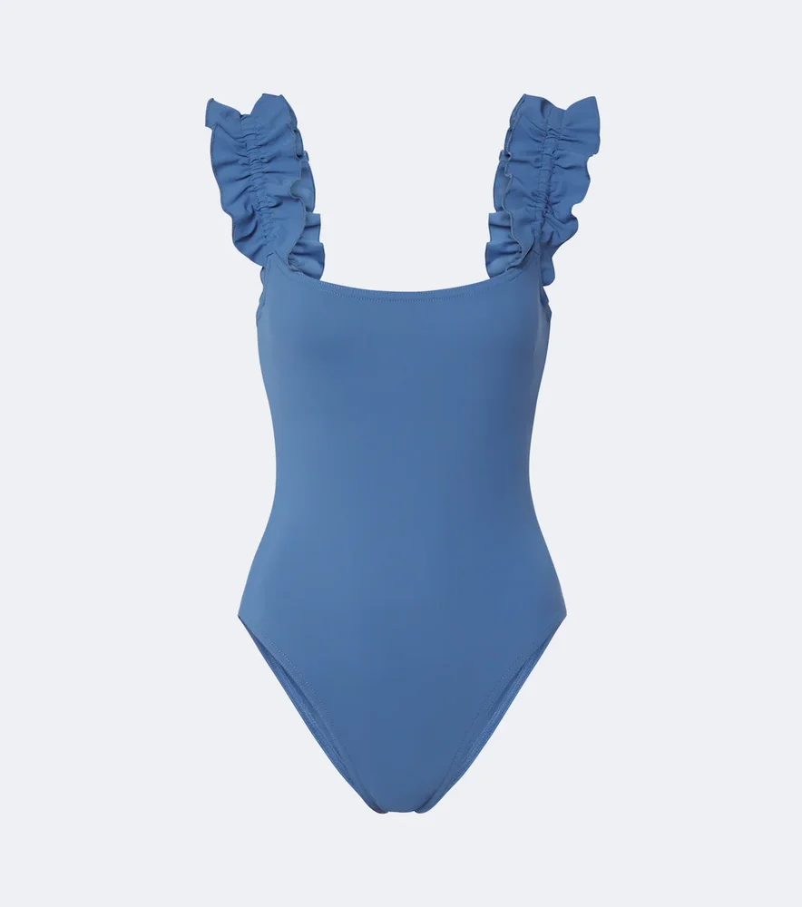 Ruffled swimsuit