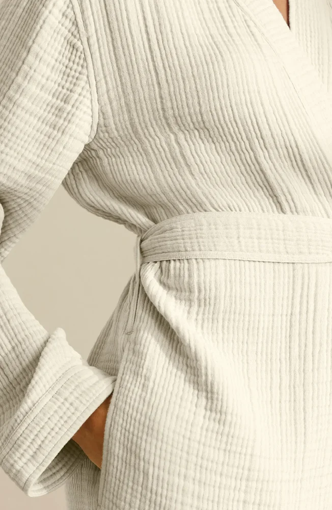 Dream Rib Organic Cotton Robe
