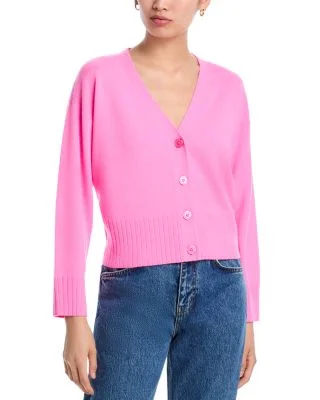 Cashmere100% Cashmere V Neck Cardigan - Exclusive